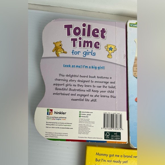 Lot Of 3 Books Potty Training Bathroom Picture Books For Toddlers Pre School - Picture 13 of 15